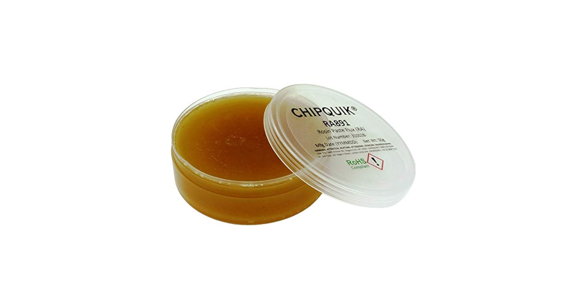 サントリー - 縁 Chip Quik RA891 Rosin Solder Flux (RA) in 2oz Flat Jar 50